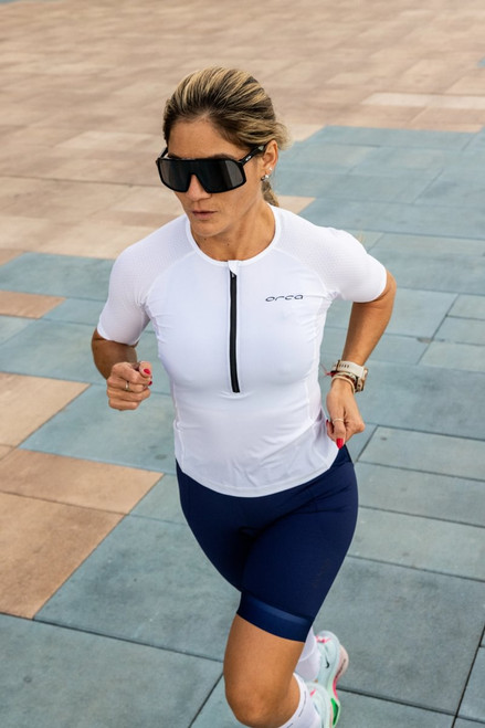 Orca - Athlex Sleeved Tri Top V2 - Women's - White - 2026
