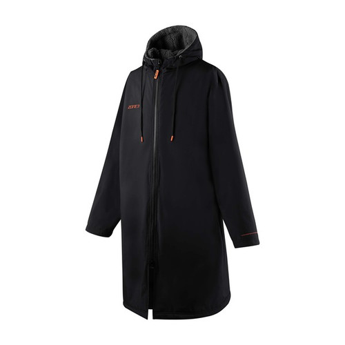ZONE3 - Active Flex Recycled Parka Robe - Unisex - Black/Grey/Orange - 2026