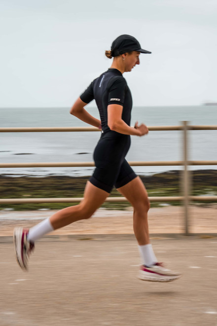 ZONE3 - 5-Panel Running Cap - Black - 2026