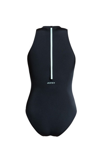 ZONE3 - High Neck Costume Swimsuit - Women's - Black - 2026