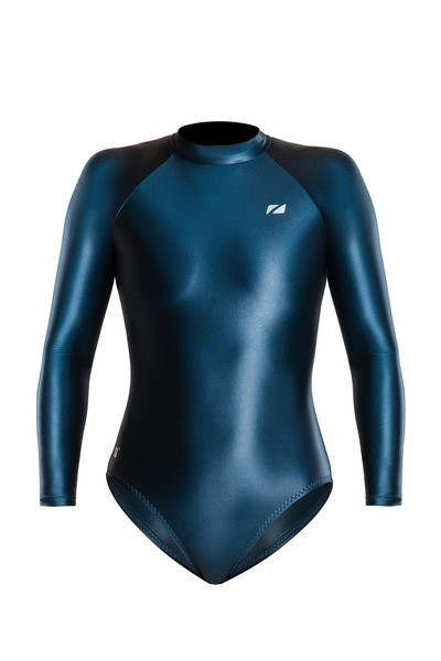 ZONE3 - OWS Ti+ Thermal High Neck Long Sleeve Costume - Women's - Deep Sea - 2026