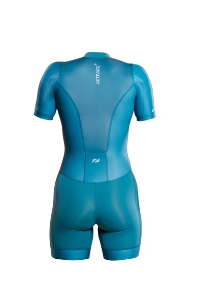 ZONE3 - Activate+ Short Sleeve Trisuit - Women's - Teal - 2026