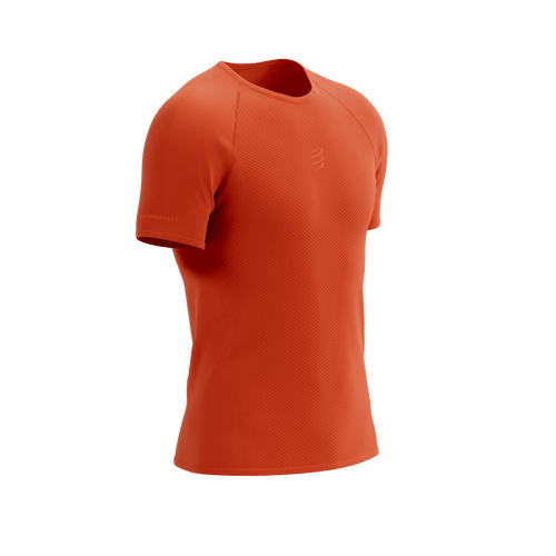 Compressport - Trail Racing Short Sleeve T-Shirt - Men's - Tigerlily - 2026