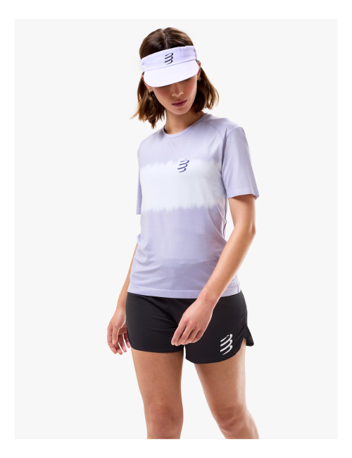 Compressport - Performance Short Sleeve T-Shirt - Women's - Lavender/White - 2026