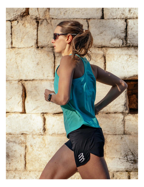 Compressport - Performance Singlet - Women's - Pool Blue - 2026