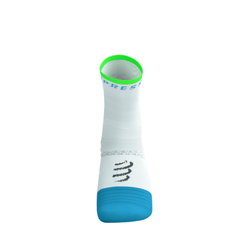 Compressport - Pro Marathon Socks V2.0 - White/Norse Blue/Neon Green - 2026