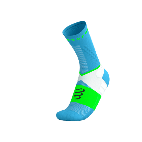 Compressport - Ultra Trail Socks V2.0 - Norse Blue/Neon Green - 2026