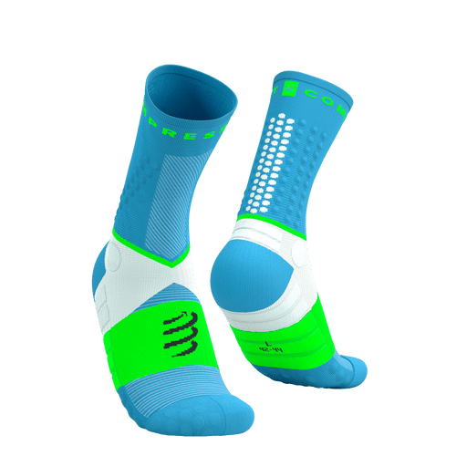 Compressport - Ultra Trail Socks V2.0 - Norse Blue/Neon Green - 2026