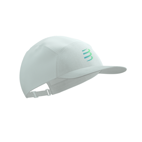 Compressport - 5 Panel Cap - Star White/Blue-Green - 2026