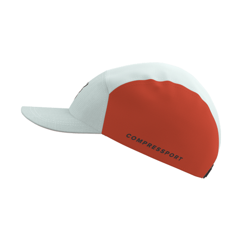 Compressport - 5 Panel Cap - Star White/Tigerlily - 2026
