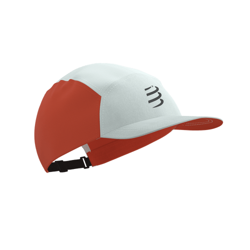 Compressport - 5 Panel Cap - Star White/Tigerlily - 2026