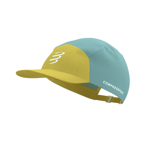 Compressport - 5 Panel Cap - Lemon/Ether - 2026