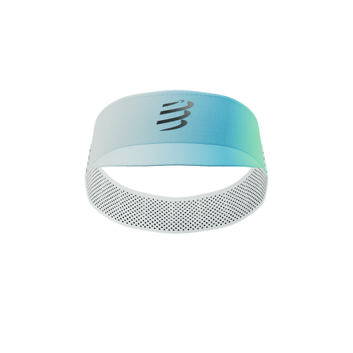 Compressport - Pro Racing Visor - Star White/Blue-Green - 2026