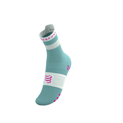 Compressport - Pro Racing Socks V4.0 Run High - Ether/Neon Pink - 2026