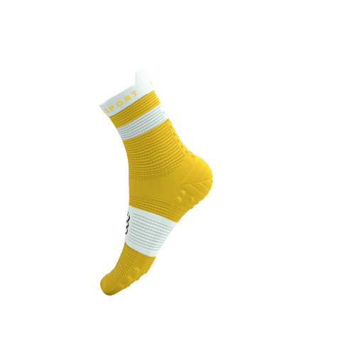 Compressport - Pro Racing Socks V4.0 Run High - Lemon/White - 2026