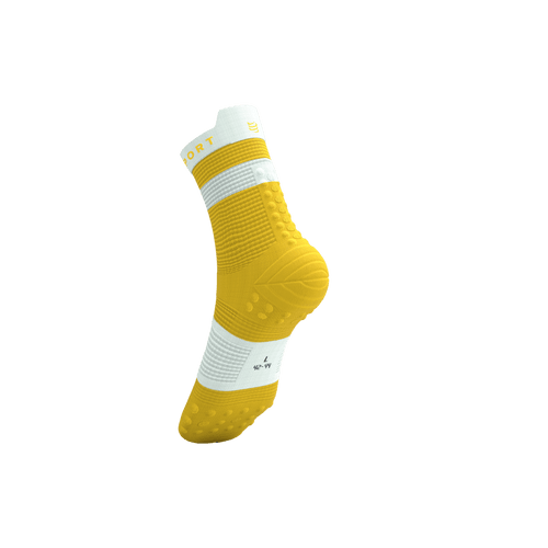 Compressport - Pro Racing Socks V4.0 Run High - Lemon/White - 2026