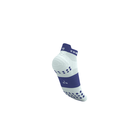 Compressport - Pro Racing Socks V4.0 Run Low - Star White/Orient Blue - 2026