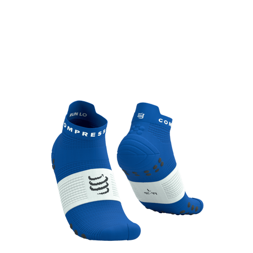 Compressport - Pro Racing Socks V4.0 Run Low - Princess Blue/White - 2026