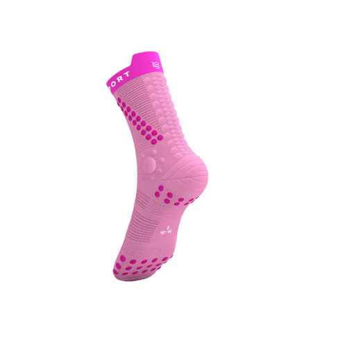 Compressport - Pro Racing Socks V4.0 Trail - Begonia/Neon Pink - 2026