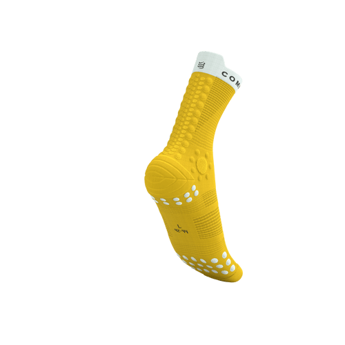 Compressport - Pro Racing Socks V4.0 Trail - Lemon/White - 2026