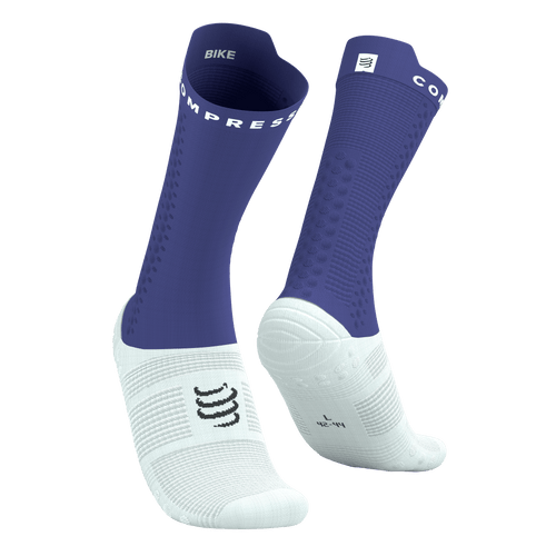 Compressport - Pro Racing Socks V4.0 Bike - Orient Blue/White - 2026