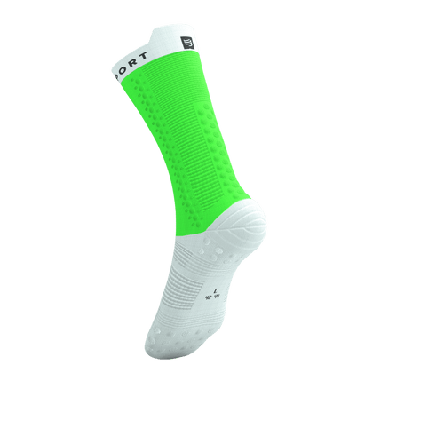Compressport - Pro Racing Socks V4.0 Bike - Neon Green/White - 2026