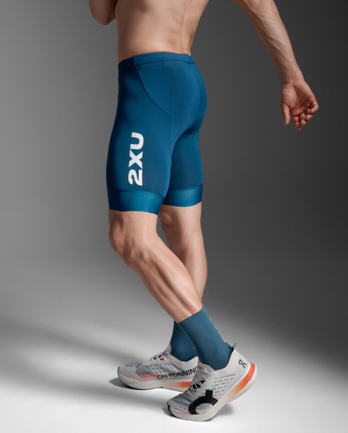 2XU - Aero Tri 9 Inch Short - Men's - Majol/White - 2026