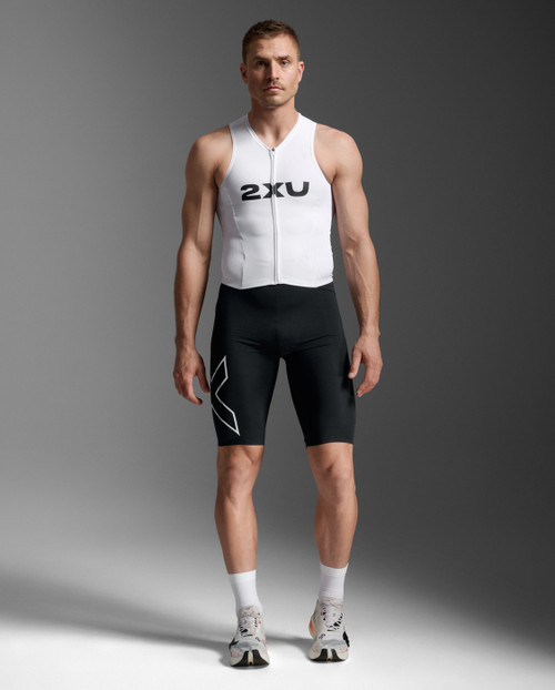 2XU - Light Speed React Trisuit - Men's - Black/White - 2026