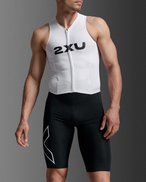 2XU - Light Speed React Trisuit - Men's - Black/White - 2026