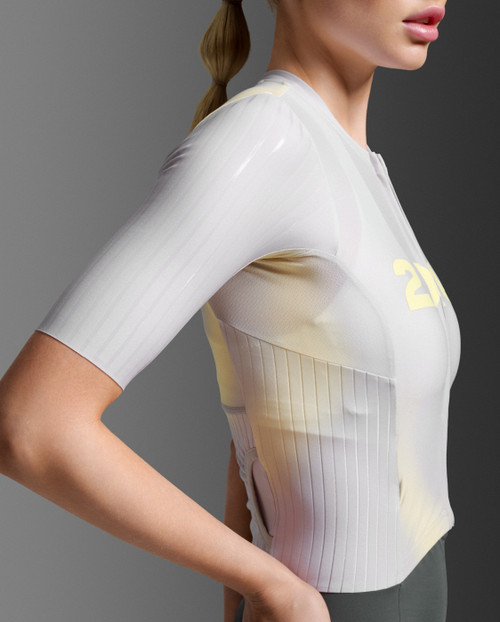 2XU - Light Speed React Trisuit - Women's - Lemon Ice/Jupiter - 2026