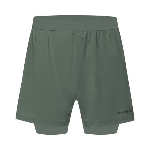 Gorewear - CONCURVE 5" 2in1 Shorts - Men's - Slate Green - 2026