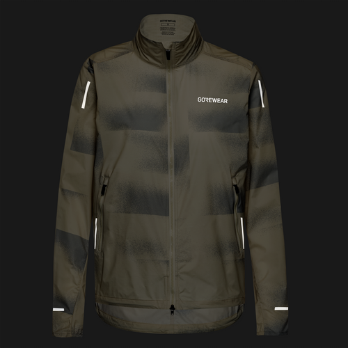 Gorewear - CONCURVE Cloud Windbreaker - Women's - Mosaic_Tech Beige / Lab Gray - 2026