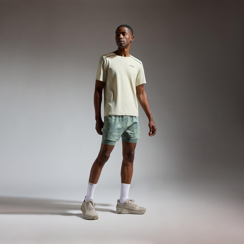 Gorewear - CONCURVE 5" 2in1 Electro Shorts - Men's - Crushed Slate Green / Spring Green - 2026