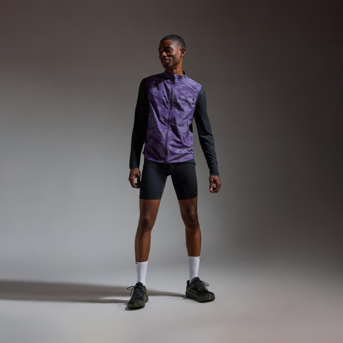 Gorewear - CONCURVE Electro Windbreaker Vest - Men's - Crushed Purple Indigo / Amethyst Grey - 2026