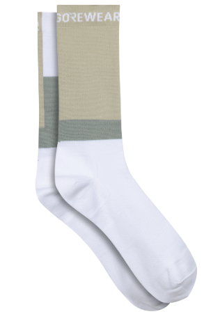 Gorewear - Essential Block Socks - White / Tech Beige - 2026