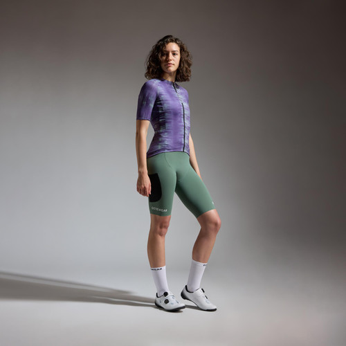 Gorewear - SPINSHIFT Pixel Jersey - Women's - Purple Indigo / Spring Green - 2026