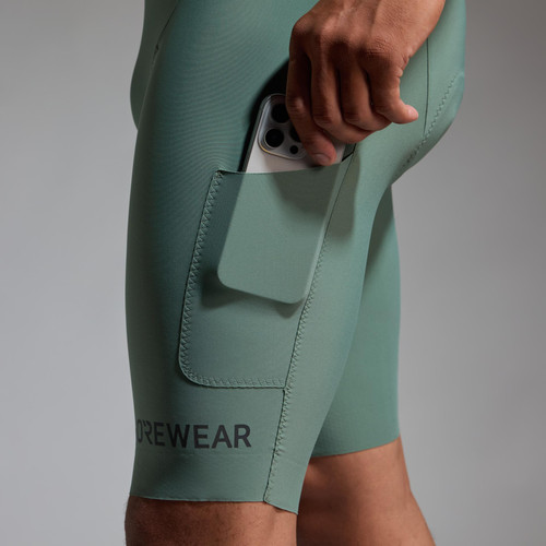Gorewear - Distance Cargo Bib Shorts 3.0 - Men's - Slate Green - 2026