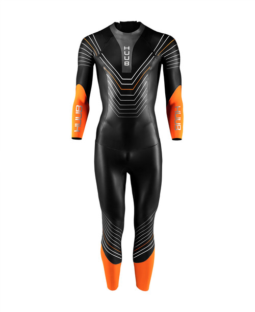 HUUB - Araya Wetsuit - Men's - Black/Orange - Ex-Rental 2 Hire