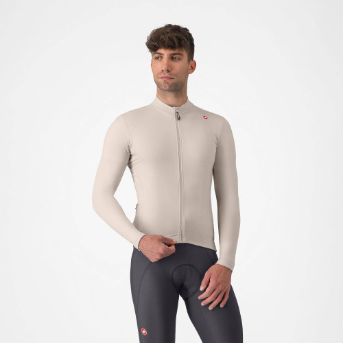 Castelli - Espresso Thermal Jersey - Men's - Clay/Dark Grey - 2026