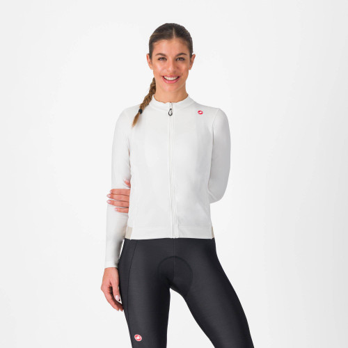 Castelli - Espresso Thermal Jersey - Women's - Ivory/Silver Moon - 2026