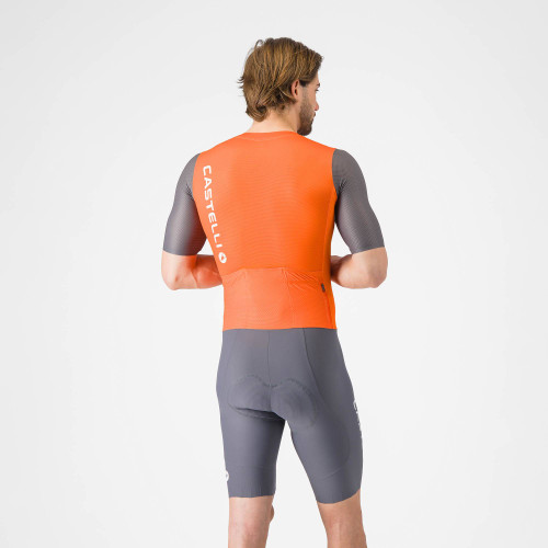 Castelli - Saturday Morning Skin Suit - Men's - Brilliant Orange/Vivid Orange - 2026
