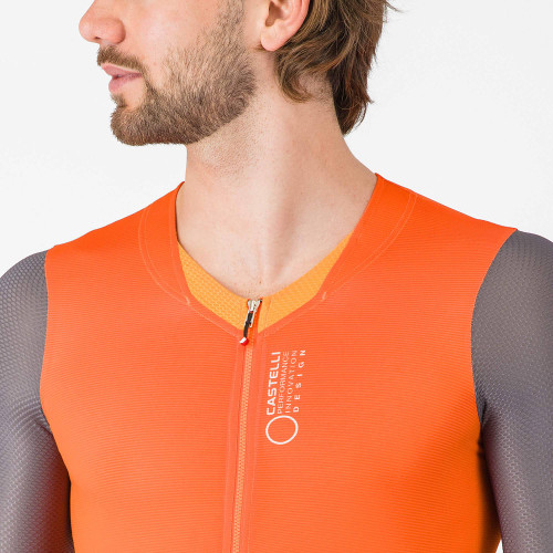 Castelli - Saturday Morning Skin Suit - Men's - Brilliant Orange/Vivid Orange - 2026