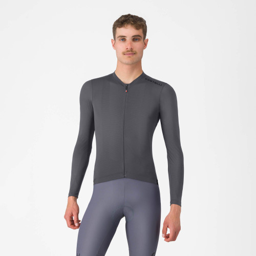 Castelli - Espresso 2 Long Sleeve Jersey - Men's - Smoky Grey - 2026