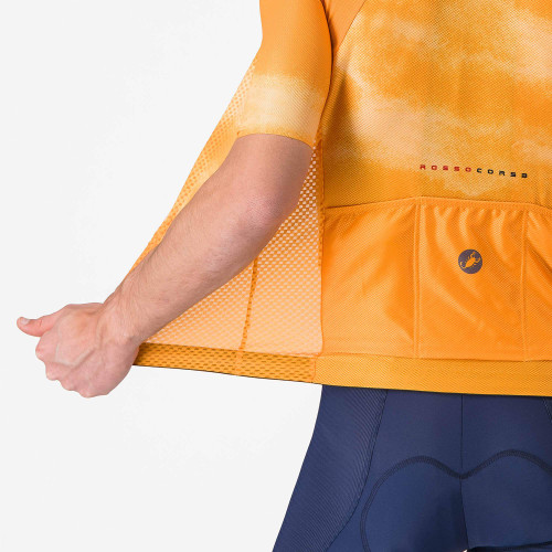 Castelli - Climber's A/C Jersey - Men's - Vivid Orange/Smoky Grey - 2026