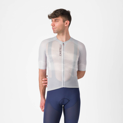 Castelli - Climber's A/C Jersey - Men's - Silver Grey/Smoky Grey - 2026