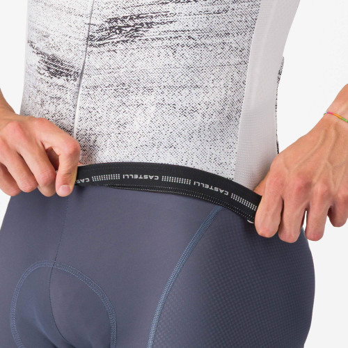 Castelli - Stratus Logo Jersey - Men's - White/Smoky Grey - 2026