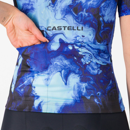 Castelli - Cosmic Vortex Jersey - Women's - Multicolour/Violet Blue - 2026