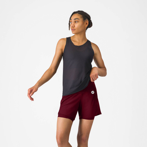 Castelli - Movement Travel Shorts - Women's - Deep Bordeaux - 2026