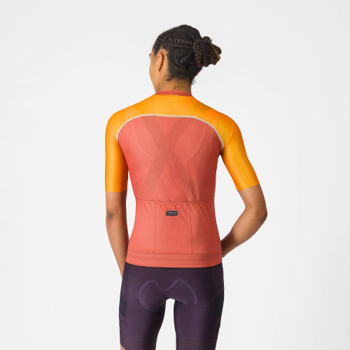 Castelli - Unlimited 2 Jersey - Women's - Paprika/Vivid Orange/Winter Sky - 2026