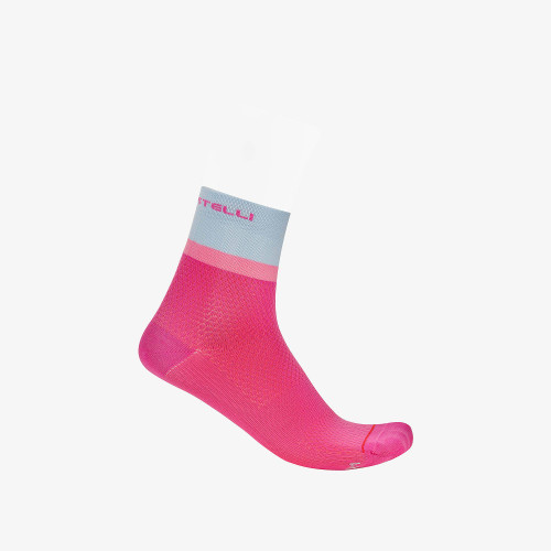 Castelli - Tonal Logo 12 Socks - Women's - Violet Pink/Winter Sky/Rosa Giro - 2026